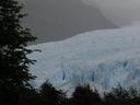 The Perito Moreno Glacier fills an entire valley. ItÂ´s 14 km. long and 4 km. wide.